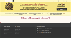 Desktop Screenshot of masonic-regalia-online.com